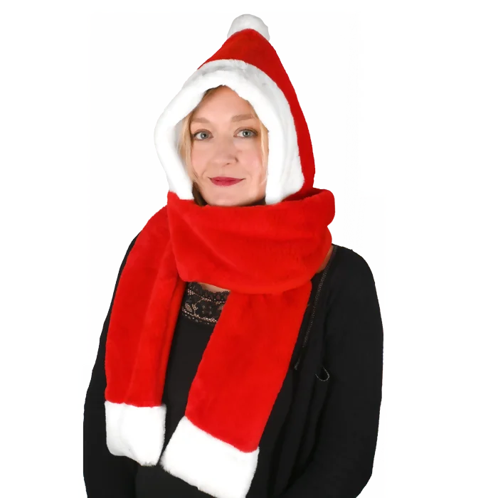 bonnet écharpe de Noël (scol 12) de la marque NOEL EN FOLIE. Réf. NDQ100.